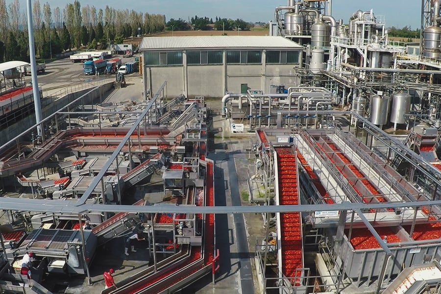 Installazione di un impianto Cavalieri presso lo stabilimento del cliente